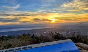 Cowles Mountain sunrise - San Diego Best Dog trails